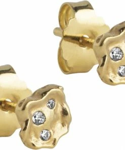 ENAMEL Copenhagen Studs, Elena Clear CZ