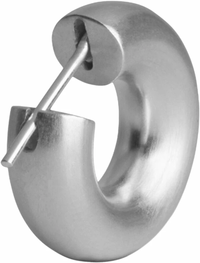 Jane Kønig Small Chunky Hoop, Sterling Silver 223 - Billede 3