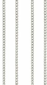 Pilgrim ANDREA Recycled Chain Crystal Earrings Silver-plated