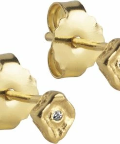 ENAMEL Copenhagen Studs, Liana Clear CZ