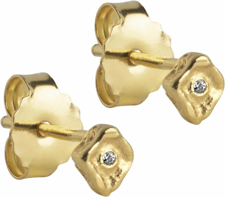 ENAMEL Copenhagen Studs, Liana Clear CZ