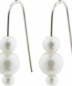 Pilgrim Øreringe : Elberta : Sølvbelagt : H