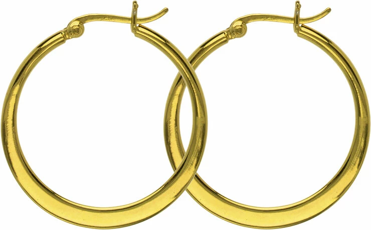 Hultquist Classic Asta Medium øreringe.Diameter: 35 Mm. Guld