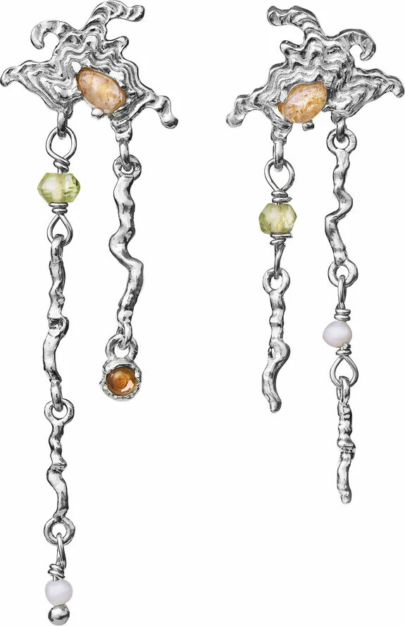 Maanesten Blaze Earrings Sterling Silver (925)