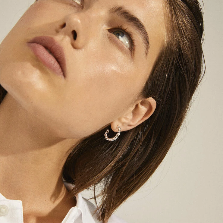 Pilgrim Øreringe : Eira : Sølvbelagt - Billede 3