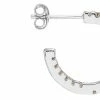 Sui Ava Eline Small Hoops Champagne