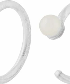 Pernille Corydon Jewellery Lagoon Creoles 9 Mm - Fresh Water Pearl