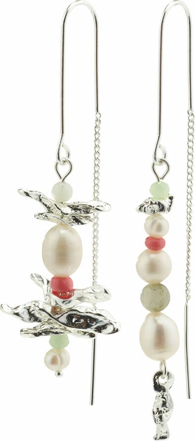 Pilgrim ENERGETIC Ferskvandsperle øreringe Sølvbelagt