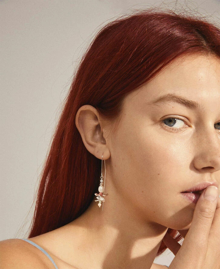 Pilgrim ENERGETIC Ferskvandsperle øreringe Sølvbelagt - Billede 3