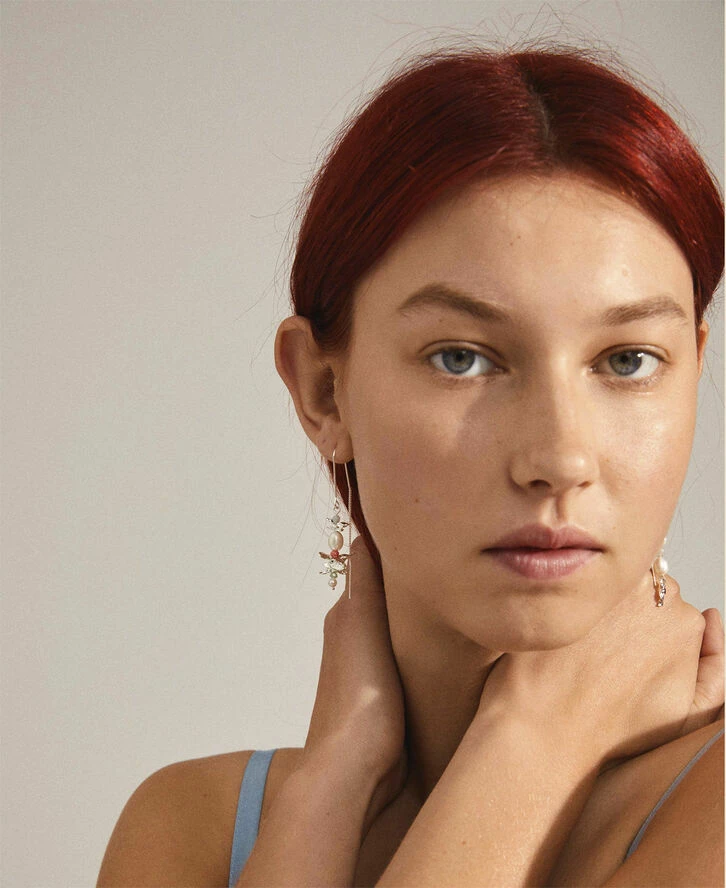 Pilgrim ENERGETIC Ferskvandsperle øreringe Sølvbelagt - Billede 4