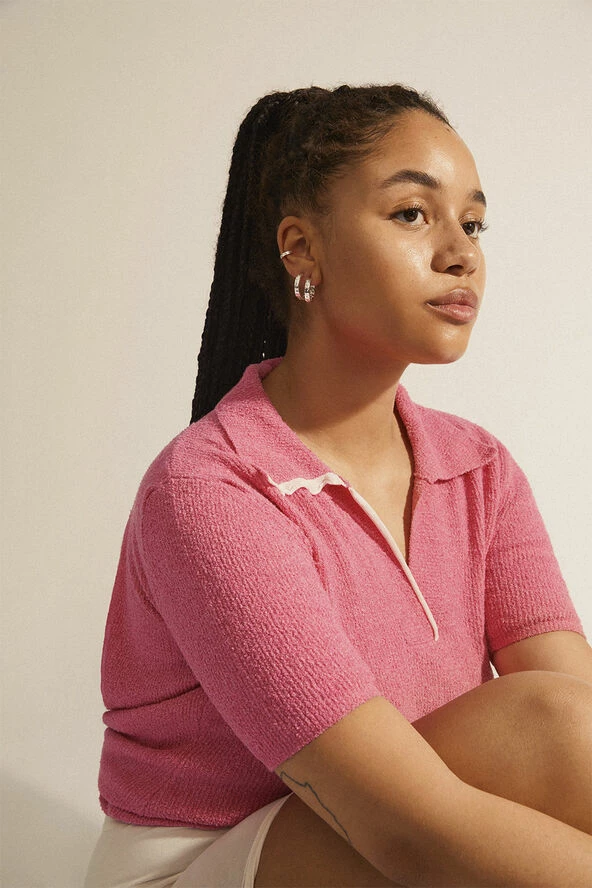 Pilgrim KINDNESS Rustic Hoop Earrings & Cuff Silver-plated - Billede 2