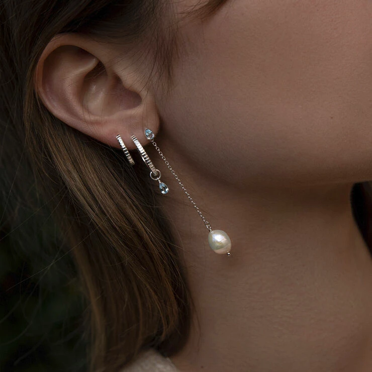 Carré Jewellery HOOPS Silver - Billede 2