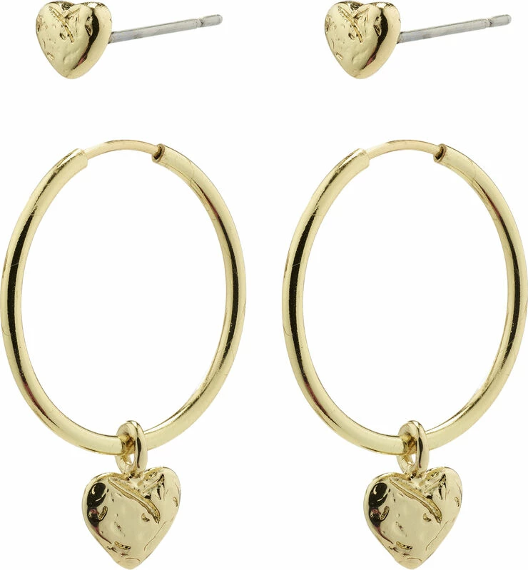 Pilgrim Øreringe : Jayla : Guldbelagt