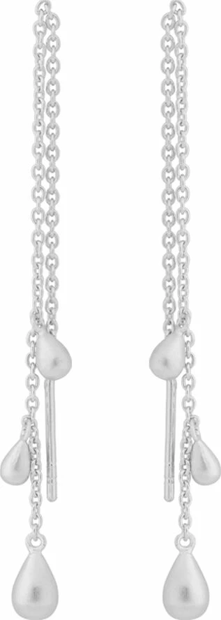 Pernille Corydon Jewellery Waterdrop Earchains Lenght 10 Cm