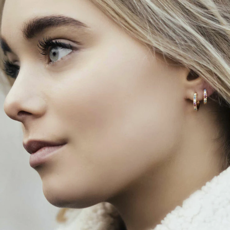 Sif Jakobs Jewellery ELLERA PICCOLO EARRINGS 18K Gold Plated - Billede 3