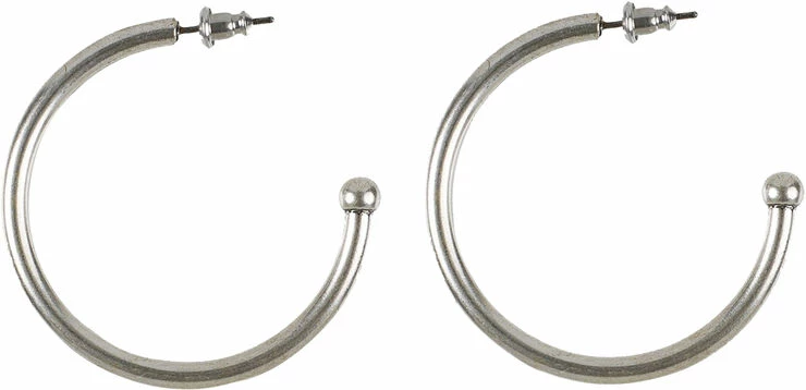 Hultquist Stor Chunky Hoop Sølv