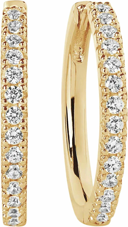 Sif Jakobs Jewellery ELLERA GRANDE EARRINGS 18K Gold Plated