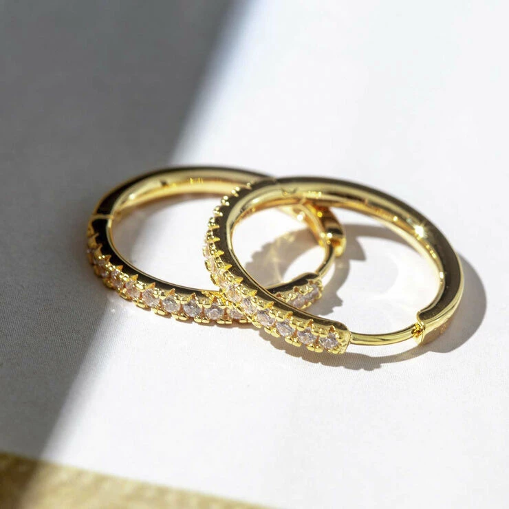 Sif Jakobs Jewellery ELLERA GRANDE EARRINGS 18K Gold Plated - Billede 3