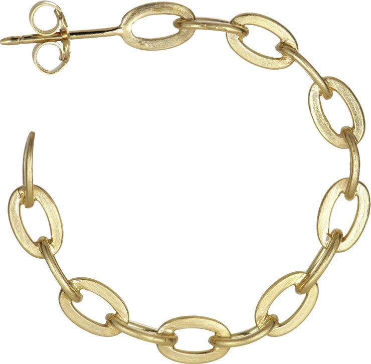 Jane Kønig ROW | HOOP EARRING | GOLD PLATED 221