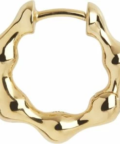 Maria Black Milla Huggie 9 Gold HP Gold