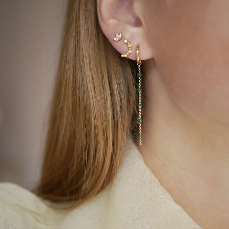 ENAMEL Copenhagen Hoops, Lola Petrol Green - Billede 2