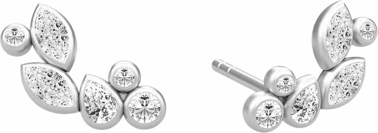 Julie Sandlau Treasure Earring - Rhodium Sølv