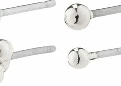 Pilgrim SOLIDARITY Bubbles Earstuds Multi-set Silver-plated