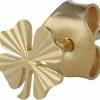 Jane K&oslash;nig Reflection Clover Stud, Gold-plated Sterling Silver 221
