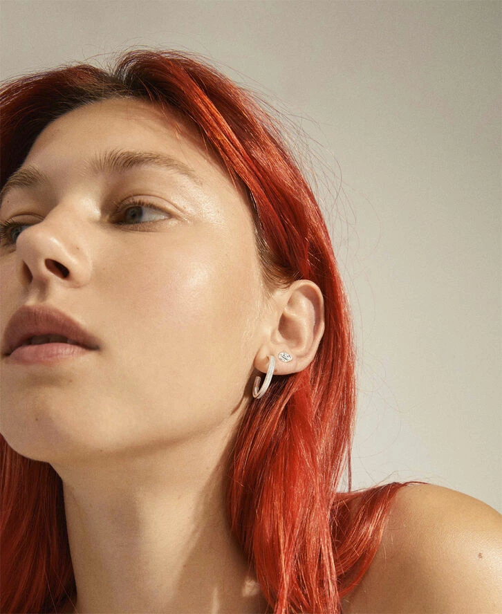 Pilgrim Øreringe : Optimism : Sølvbelagt - Billede 4