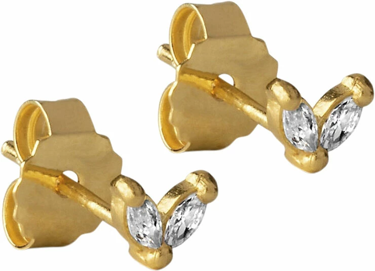 ENAMEL Copenhagen Stud, Lillie Clear CZ