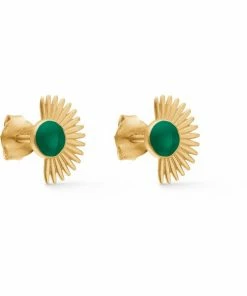 ENAMEL Copenhagen Stud, Soleil Petrol Green