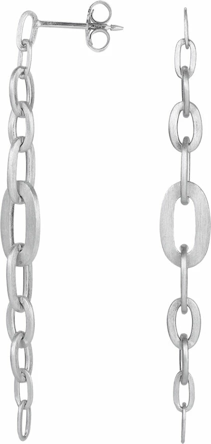 Jane Kønig ROW | CHAIN ??EARRING | SILVER 223