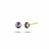 Carr&eacute; Jewellery BIRTHSTONES EAR STUDS Gold