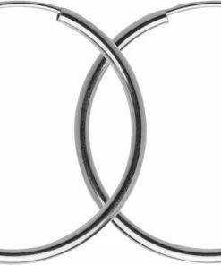 Hultquist Classic Ane &oslash;reringe. Diameter: 30 Mm. Sølv
