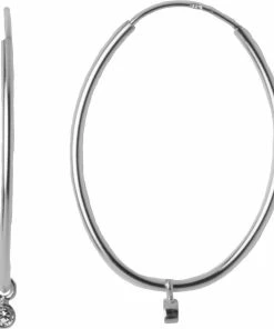 Hultquist Classic Astrid &oslash;reringe. Diameter: 35 Mm. Sølv