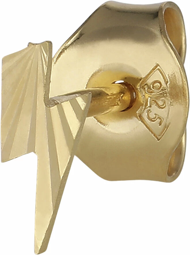 Jane Kønig Reflection Lightning Stud, Gold-plated Sterling Silver 221