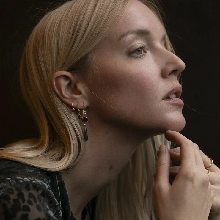 Carré Jewellery GEM CANDY EARRINGS Gold - Billede 2