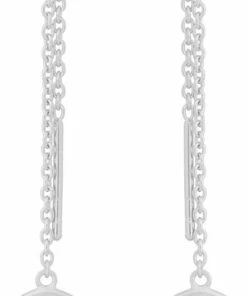 Pernille Corydon Jewellery Small Daylight Earchains Lenght 50 Mm