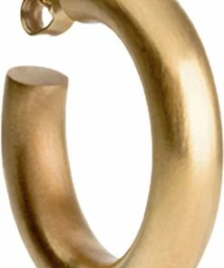 Jane Kønig Chunky Hoop, Gold-plated Sterling Silver 221