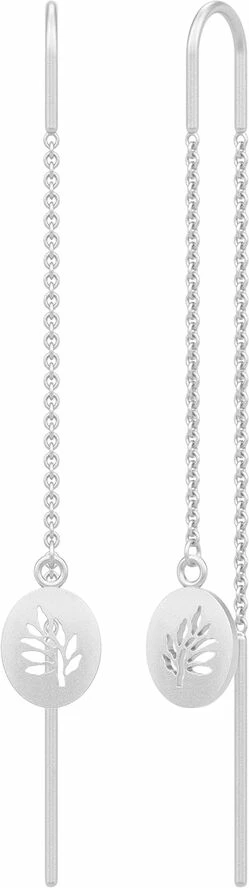 Julie Sandlau Tree Of Life Droplet Earrings Sølv