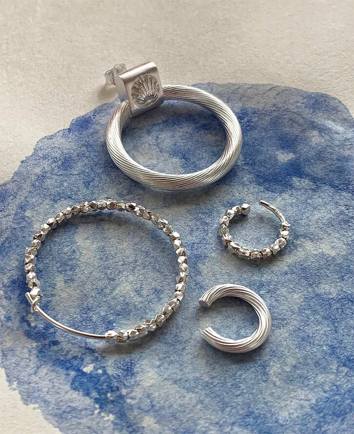 Jane Kønig Bead Twist Earring 223 - Billede 5