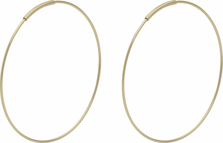 Pilgrim Øreringe : Guldbelagt