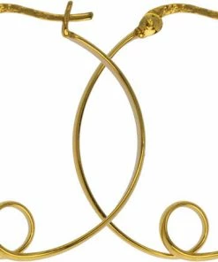 Hultquist Classic Alva øreringe. Diameter: 24 Mm. Guld