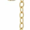 The Earring Shop Cadena Huggie Gold