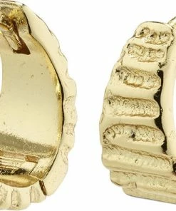 Pilgrim Øreringe : Jemma : Guldbelagt