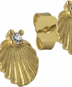 ENAMEL Copenhagen Stud, Edna Clear CZ