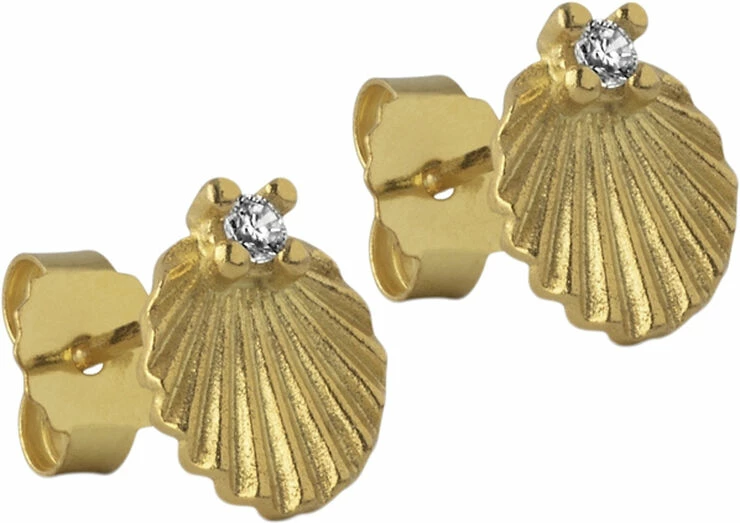 ENAMEL Copenhagen Stud, Edna Clear CZ