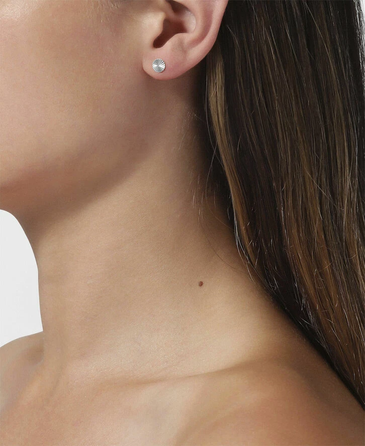 Jane Kønig Reflection Round Stud, Sterling Silver 223 - Billede 3
