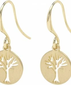 Pilgrim Øreringe : Elin_PI : Guldbelagt Guld