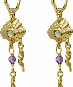 Maanesten Trine Earrings Sterling Silver (925) Gold Plated